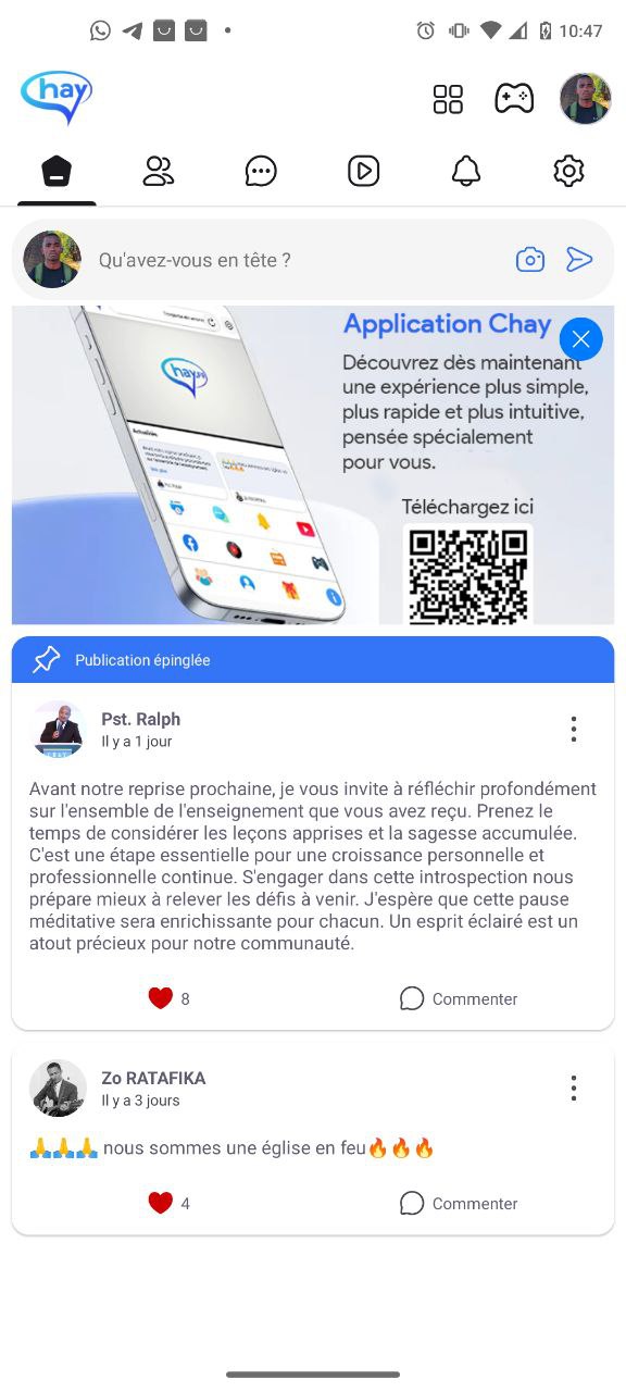 Fil d'actualités